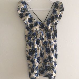 Floral Ruffled Mini Dress